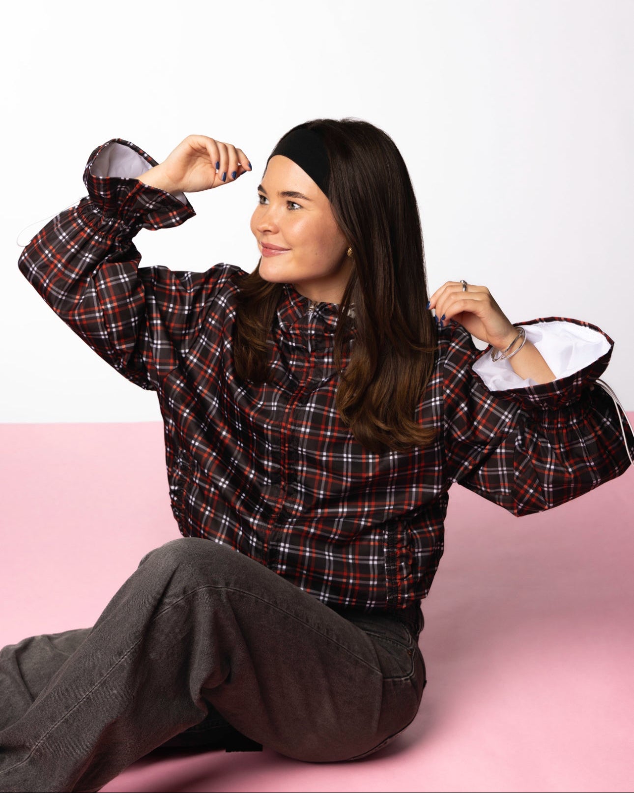 Niamh Waterproof Flared Windbreaker