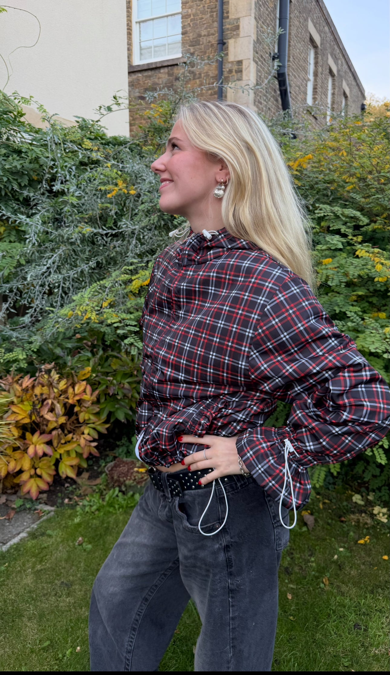 Niamh Waterproof Flared Windbreaker